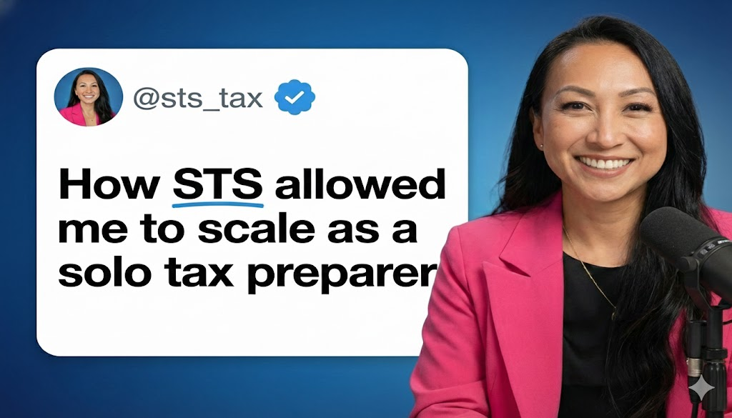 STS testimonial - How STS allowed me to scale as a solo tax preparer